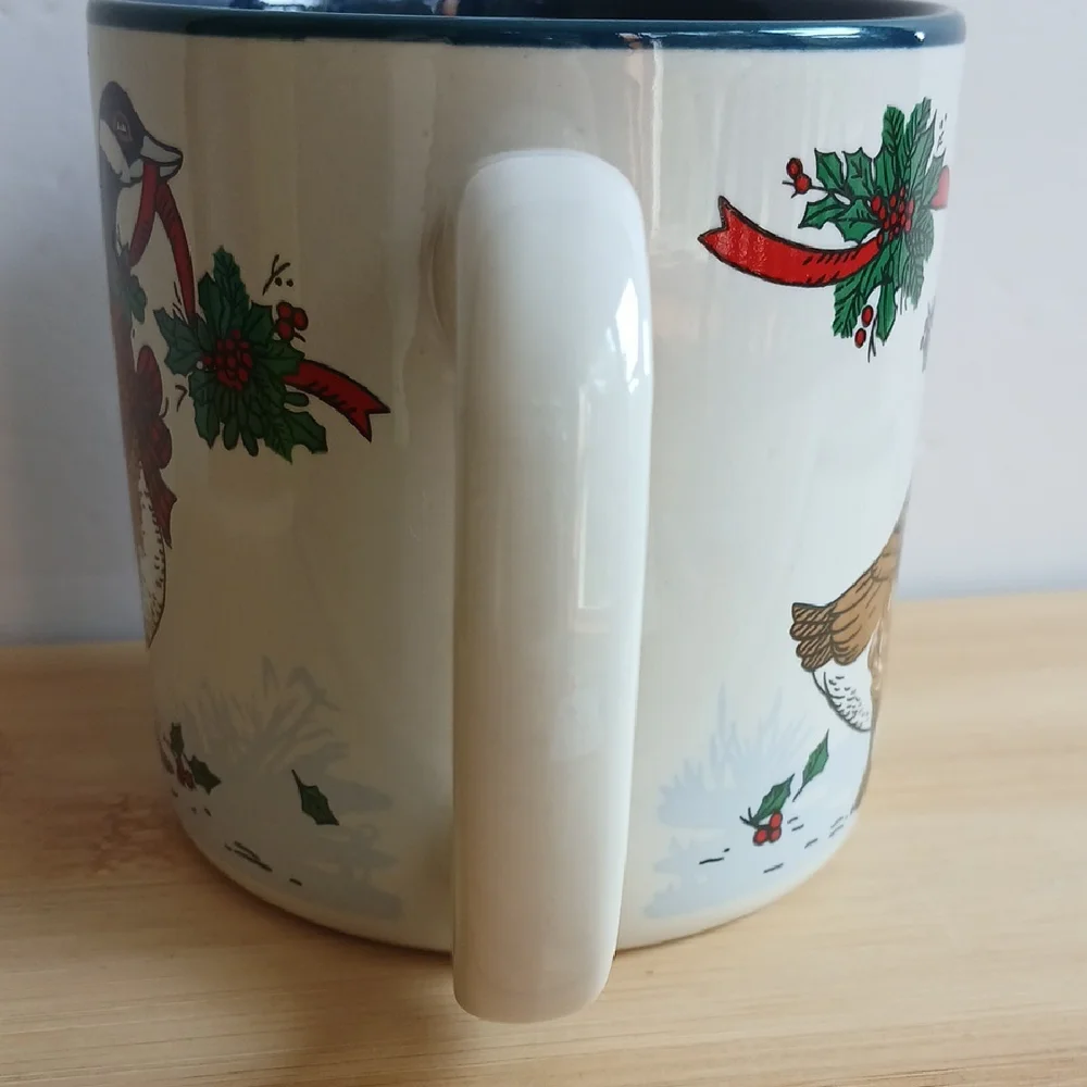 Christmas Geese Potpourri Press Mug 1986